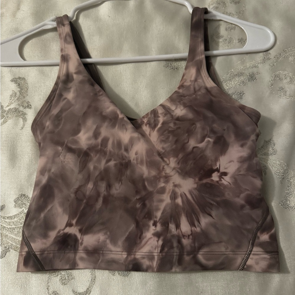 lululemon athletica Tie-Dye Tank Top in Purple and Brown